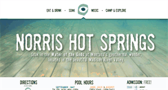 Desktop Screenshot of norrishotsprings.com